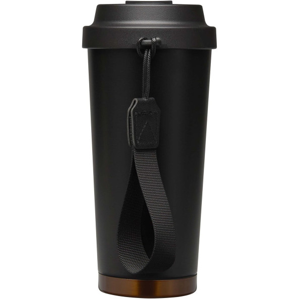 Hampton 480 ml RCS recycled stainless steel double wall vacuum insulated tumbler - EgotierPro 100956