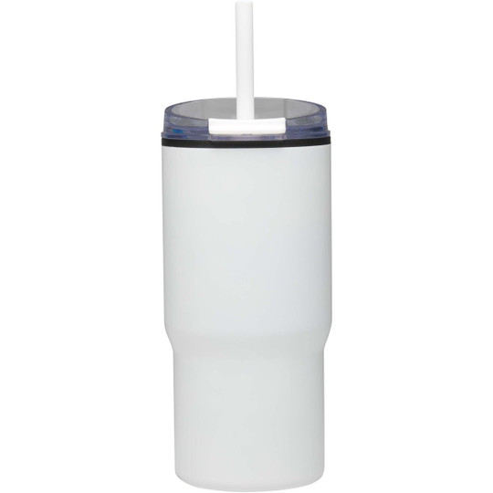 Westin 540 ml RCS recycled double wall insulated tumbler with straw - EgotierPro 100959