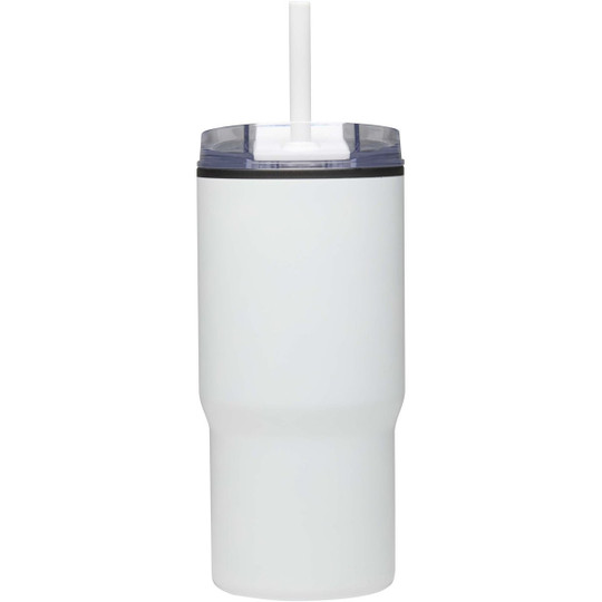 Westin 540 ml RCS recycled double wall insulated tumbler with straw - EgotierPro 100959