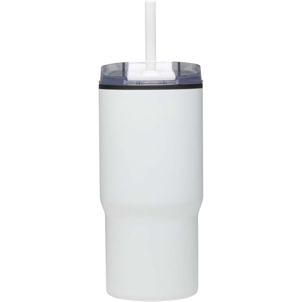 Westin 540 ml RCS recycled double wall insulated tumbler with straw - EgotierPro 100959