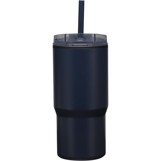 Westin 540 ml RCS recycled double wall insulated tumbler with straw - EgotierPro 100959
