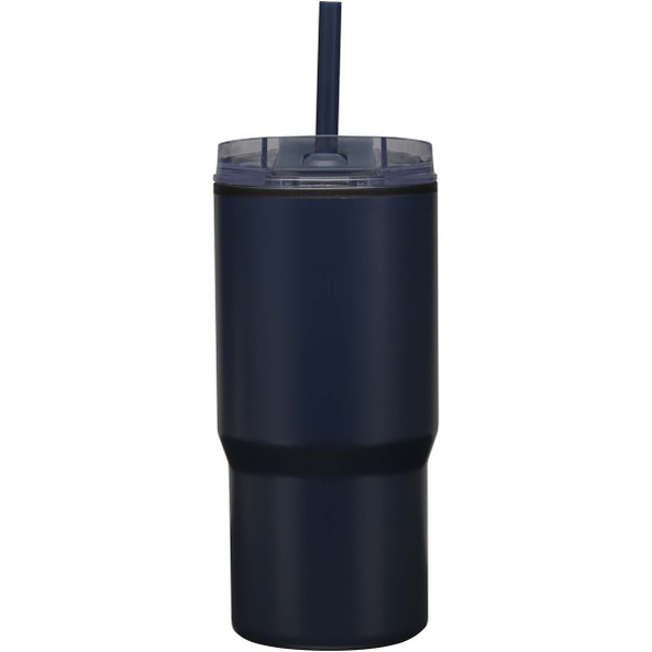 Westin 540 ml RCS recycled double wall insulated tumbler with straw - EgotierPro 100959