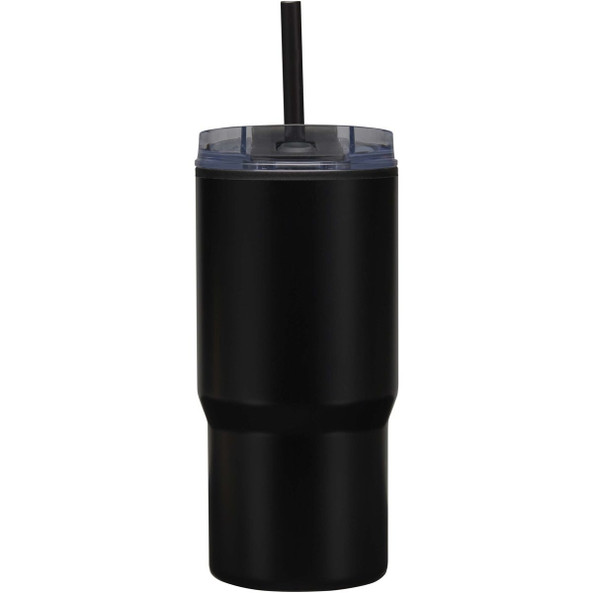 Westin 540 ml RCS recycled double wall insulated tumbler with straw - EgotierPro 100959