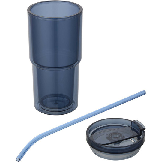 Archer 480 ml double wall plastic tumbler - EgotierPro 100967