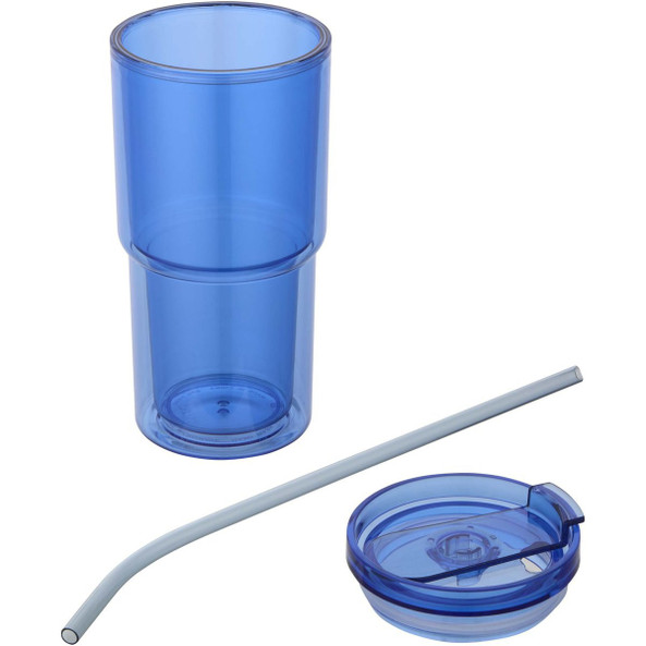 Gobelet en plastique à double paroi Archer de 480 ml - EgotierPro 100967