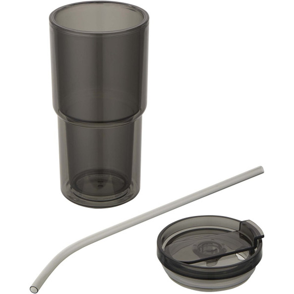 Archer 480 ml double wall plastic tumbler - EgotierPro 100967