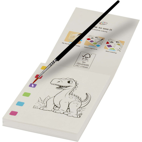 Quell colouring book and water brush pen set - EgotierPro 106441