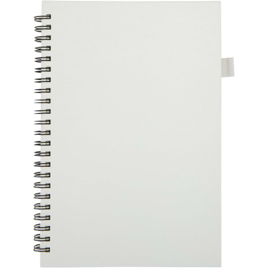 JournalBooks 107302 - Liss A5 recycled plastic hard cover spiral notebook