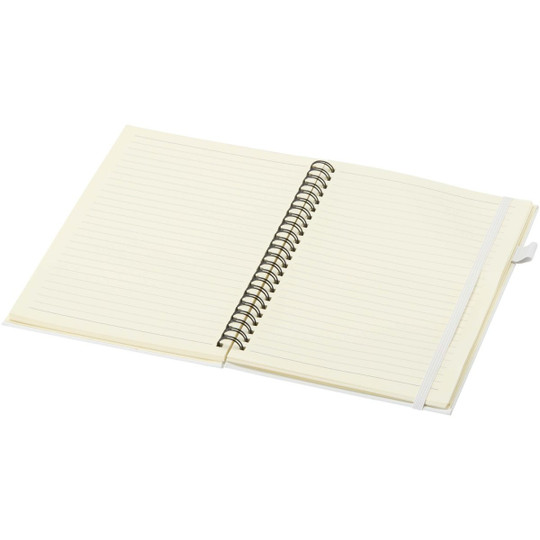 JournalBooks 107302 - Liss A5 recycled plastic hard cover spiral notebook