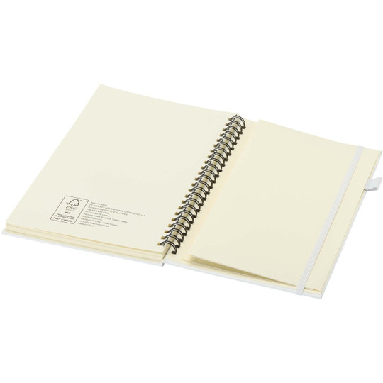 JournalBooks 107302 - Liss A5 recycled plastic hard cover spiral notebook
