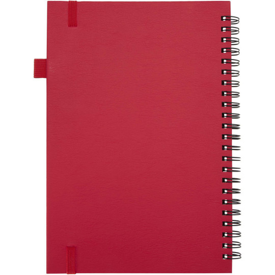 JournalBooks 107302 - Liss A5 recycled plastic hard cover spiral notebook