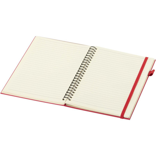 JournalBooks 107302 - Liss A5 recycled plastic hard cover spiral notebook