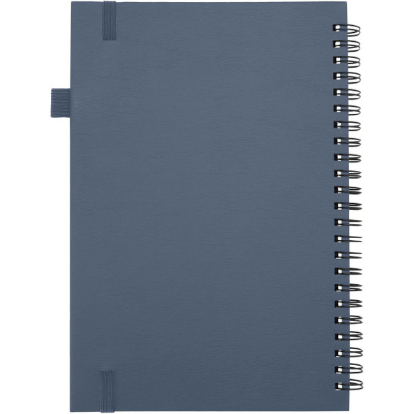 JournalBooks 107302 - Liss A5 anteckningsbok med hårt omslag av återvunnen plast och spiralrygg