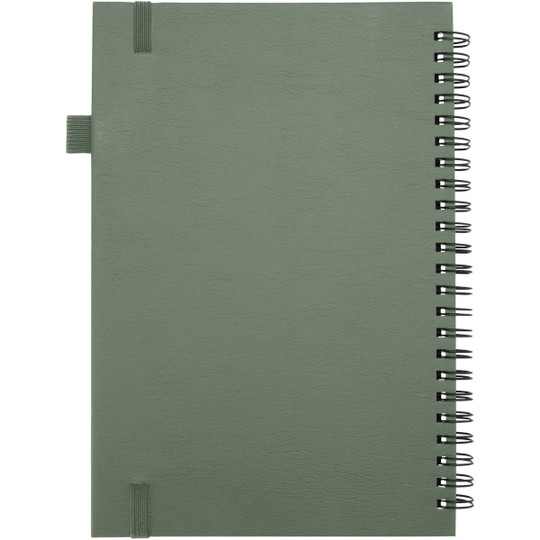 JournalBooks 107302 - Liss A5 recycled plastic hard cover spiral notebook