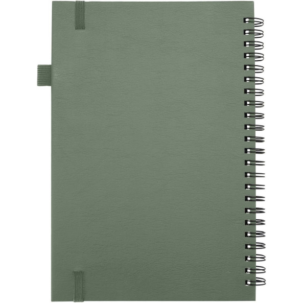 JournalBooks 107302 - Liss A5 Hardcover Spiralnotizbuch aus recyceltem Kunststoff
