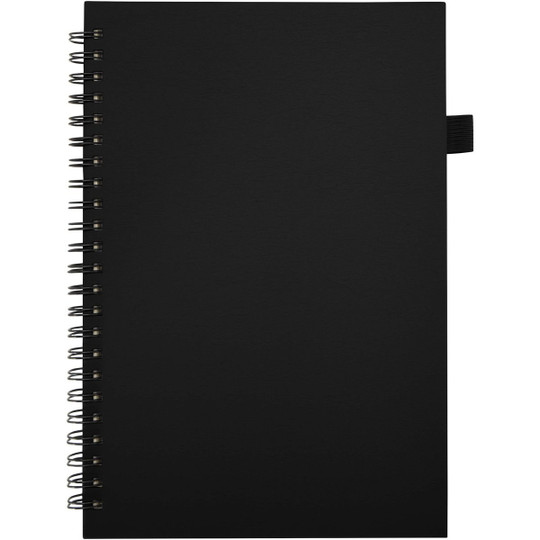 JournalBooks 107302 - Liss A5 Hardcover Spiralnotizbuch aus recyceltem Kunststoff