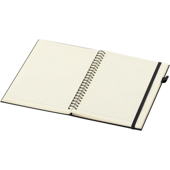JournalBooks 107302 - Cahier à spirales Liss A5 à couverture rigide en plastique recyclé