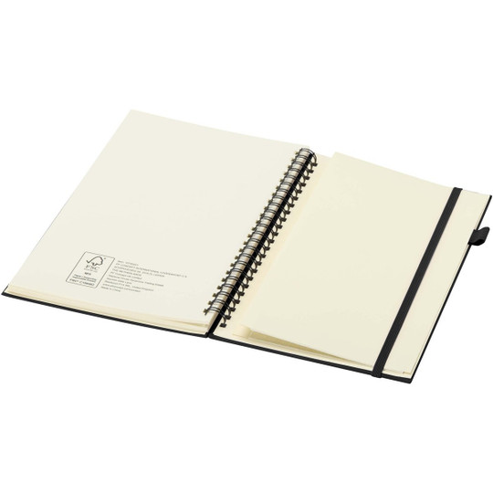 JournalBooks 107302 - Liss A5 Hardcover Spiralnotizbuch aus recyceltem Kunststoff