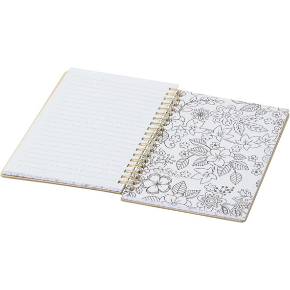 Squiggle B6 hard cover notebook and markers set - EgotierPro 107330