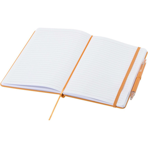 Spectrum Set A5 Hardcover Notizbuch aus Recyclingpapier und einem Kugelschreiber - EgotierPro 107402