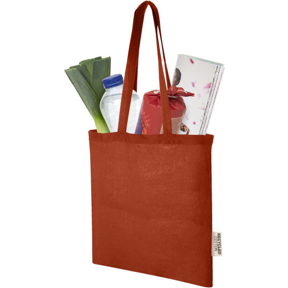 PF Concept 120695 - Madras 140 g/m2 GRS recycled cotton tote bag 7L