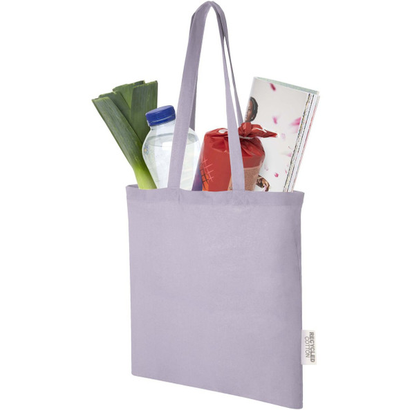 PF Concept 120695 - Madras 140 g/m2 GRS recycled cotton tote bag 7L