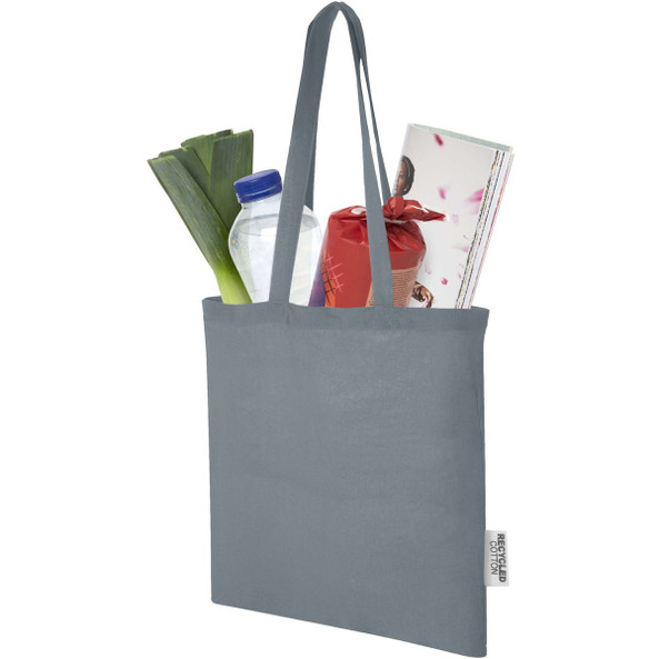 PF Concept 120695 - Madras 140 g/m2 GRS recycled cotton tote bag 7L