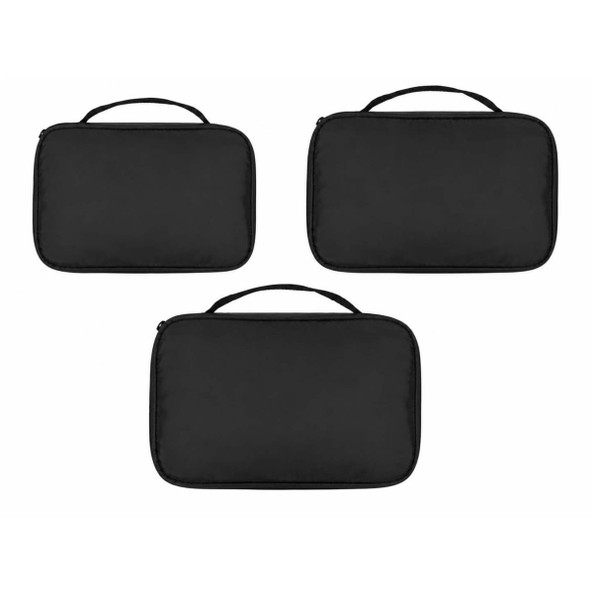Jet GRS recycled packing cubes - set of 3 - EgotierPro 120807
