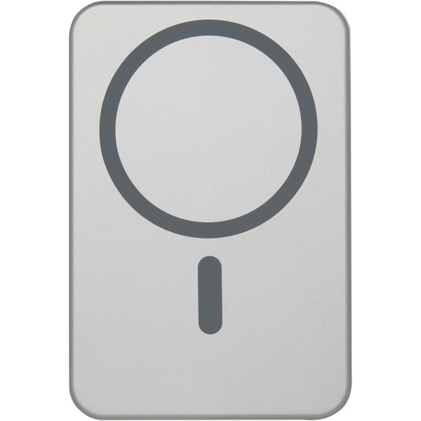 Avis 5000 mAh RCS recycled aluminium magnetic power bank - EgotierPro 124443