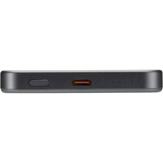 Avis 5000 mAh RCS recycled aluminium magnetic power bank - EgotierPro 124443