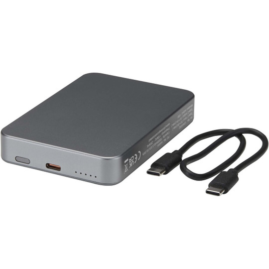 Avis 10.000 mAh RCS recycled aluminium magnetic power bank - EgotierPro 124445