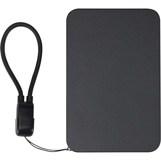 SMART 5000 mAh recycled plastic magnetic power bank with lanyard - EgotierPro 124529