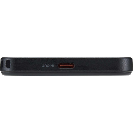 SMART 5000 mAh recycled plastic magnetic power bank with lanyard - EgotierPro 124529