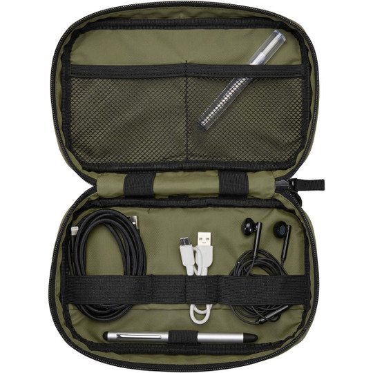 Resi Plus GRS recycled tech pouch 1L - EgotierPro 130121