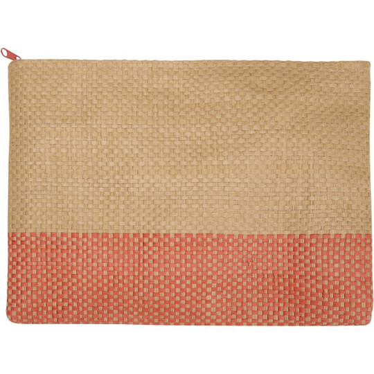 Rhythm straw paper zipped pouch 3L - EgotierPro 130154