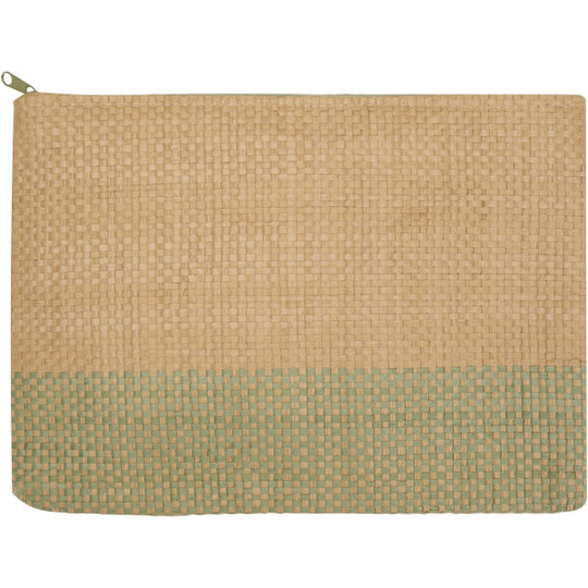 Rhythm straw paper zipped pouch 3L - EgotierPro 130154