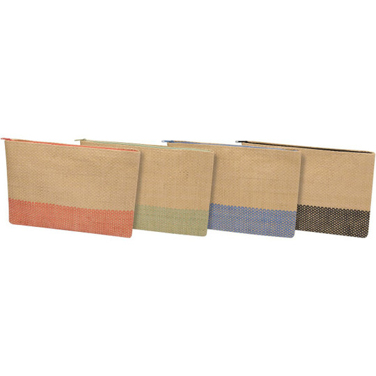 Rhythm straw paper zipped pouch 3L - EgotierPro 130154