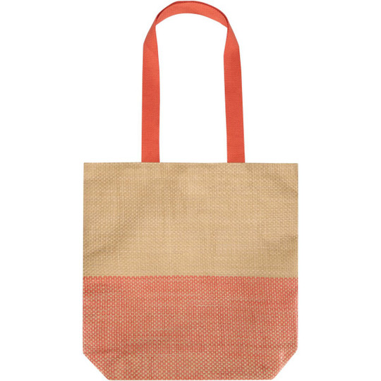 Rhythm straw paper tote bag 10L - EgotierPro 130155