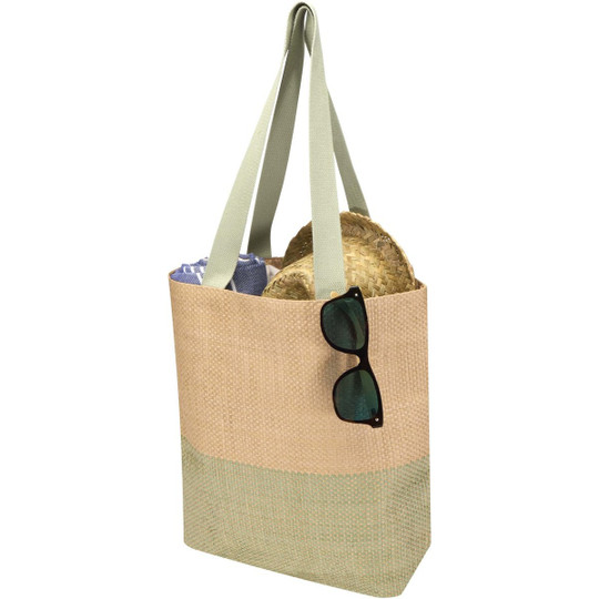Rhythm straw paper tote bag 10L - EgotierPro 130155