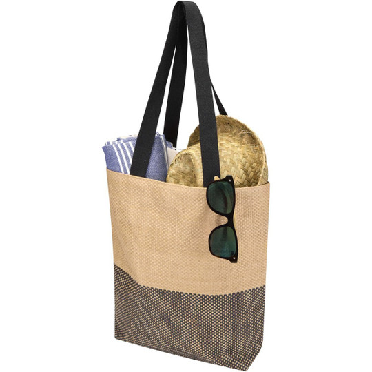 Rhythm straw paper tote bag 10L - EgotierPro 130155