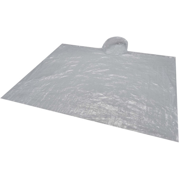 Fog Poncho in rundem Kunststoffbehälter mit Karabinerhaken - EgotierPro 130164
