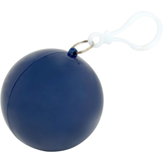 Fog poncho in round plastic container with carabiner - EgotierPro 130164