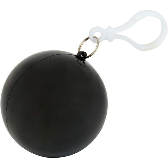 Fog poncho in round plastic container with carabiner - EgotierPro 130164
