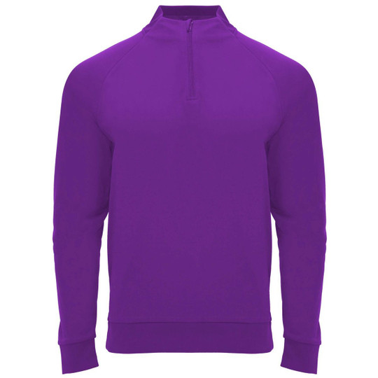 Roly R1115 - Epiro unisex mikina s dlouhým rukávem a čtvrtinovým zipem