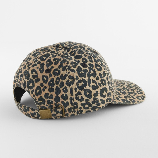 BEECHFIELD BF110 - LEOPARD PRINT 6 PANEL CAP