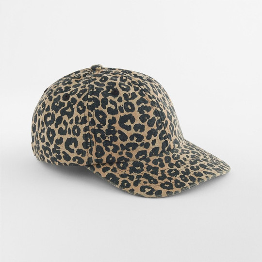 BEECHFIELD BF110 - LEOPARD PRINT 6 PANEL CAP
