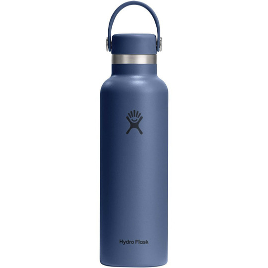 Hydro Flask 100989 - Standard Mouth 621 ml geïsoleerde roestvrijstalen waterfles met rietje-dop