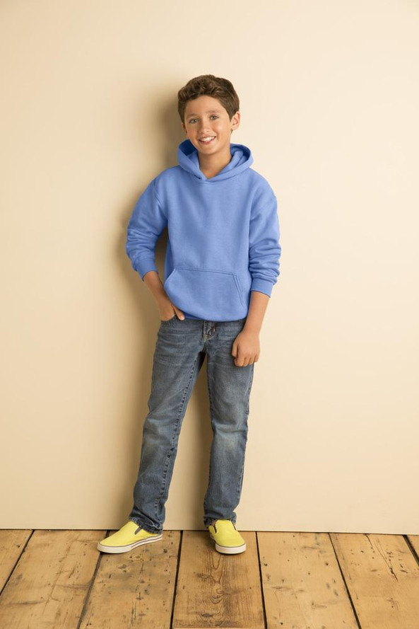 Gildan 18500B - YOUTH HOODED SWEATSHIRT 8 oz.