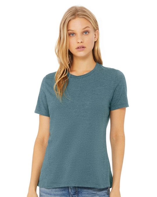 Bella+Canvas B6400 - Camiseta de manga corta de jersey relajado para mujer Missy
