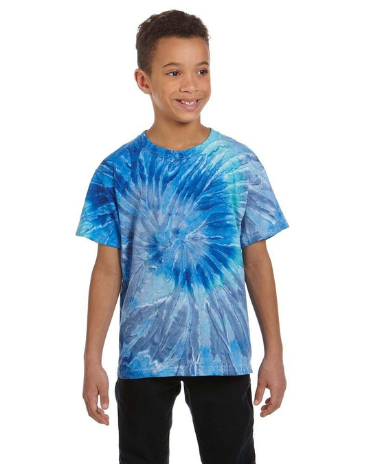 Tie-Dye CD100Y - Tie-Dye CD100Y - Juvenil 5.4 oz., Camiseta Tie-Dye 100% Algodón